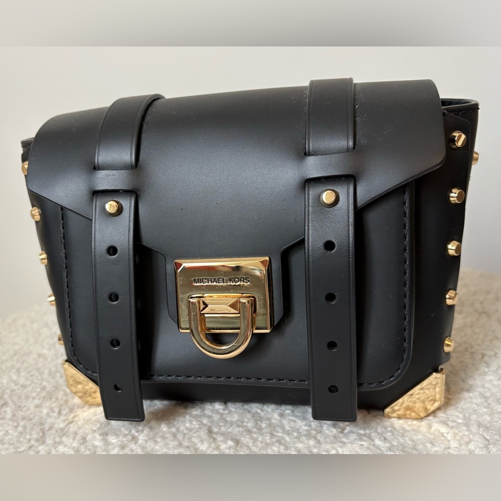 🔥100% Authentic MICHAEL KORS Manhattan Small Messenger Crossbody Bag 🔥 - Picture 10 of 11